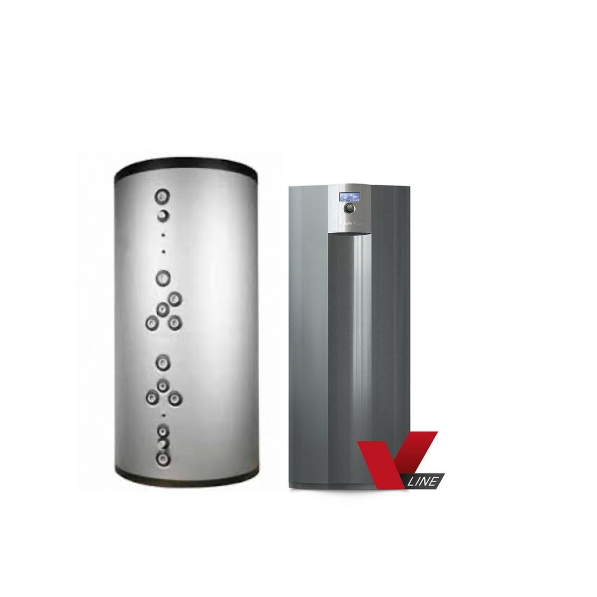 Geoterminis šilumos siurblys gruntas-vanduo SWCV 62K3+MFS 600S Alpha innotec alterra 1,3-6,0 kW su 600 L tūriniu vandens šildytuvu, su vėsinimo funkcija, 9 kW tenu, 400V 71741-280 Geoterminis šilumos siurblys gruntas-vanduo SWCV 62K3+MFS 600S Alpha innotec alterra 1,3-6,0 kW su 600 L tūriniu vandens šildytuvu, su vėsinimo funkcija, 9 kW tenu, 400V 71741-280